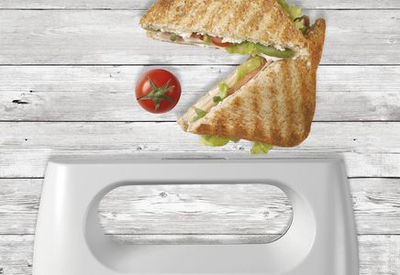 Tostier Gorenje SM701GCW, pllaka jo-ngjitëse, i bardhë