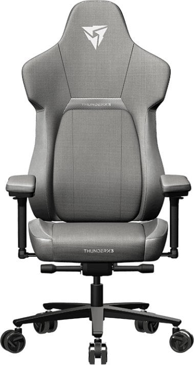 Karrige lojërash ThunderX3 CORE Armchair LOFT, ergonomike, me mbështetëse këmbësh, gri