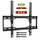 Mbajtëse muri për TV Maclean MC-412, 32-70", VESA 400x400, e zezë