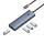 Hub USB C Baseus 11 në 1, 4K, PD 100W, gri metalik