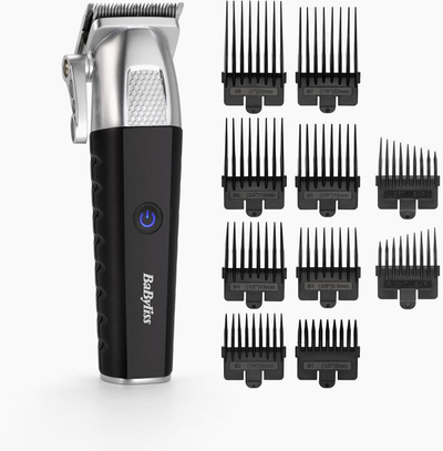 Makinë qethëse flokësh Babyliss, me kabëll, për burra, e zezë