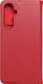 Këllëf telefoni Leather Smart Pro për Samsung A54 5G, lëkurë natyrale, me magnet, ngjyrë burgundy