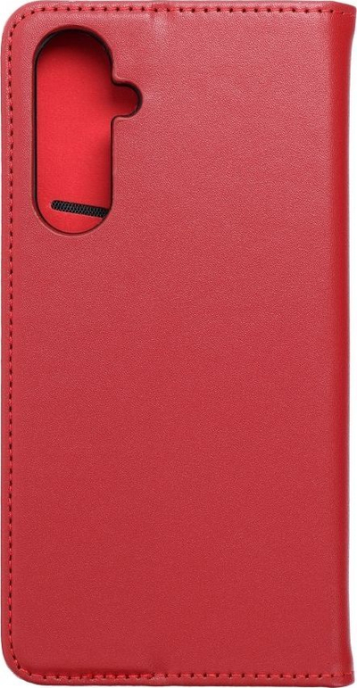 Këllëf telefoni Leather Smart Pro për Samsung A54 5G, lëkurë natyrale, me magnet, ngjyrë burgundy