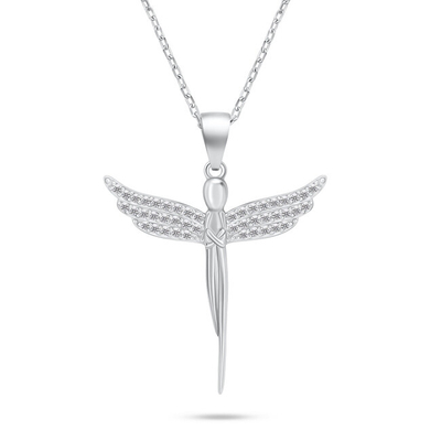 Varëse Brilio Silver Charming NCL132W, argjend, engjëll me zirconia, argjendtë