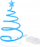 Pemë dekorative LIGHT HOSE Christmas Tree, 30 LED, me bateri, e bardhë
