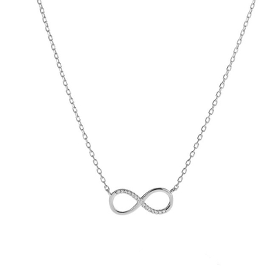 Qafore për femra AGAIN Jewelry, ArgjendtTransparent