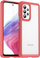 Kllëf telefoni Outer Space për Samsung Galaxy A53 5G, TPU dhe PC, transparent me kornizë rozë