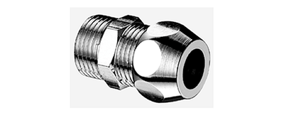Zlaczka zaciskowa prosta z gwintem zewnetrznym 3/8" chrom (064010699)