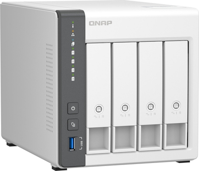 Server NAS QNAP TS-433-4G, 4GB RAM, 2TB HDD Seagate IronWolf