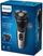 Brisk elektrik Philips Series 3000 S3143/00, pa kabull, i papërshkueshëm nga uji, gri