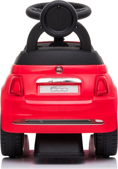 Makinë lodër shtytëse Fiat 500 plastike për kalamaj, e kuqe