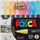 Set stilolapsa Posca PC1MC, majë ekstra e hollë, 8 copë, ngjyra pastel