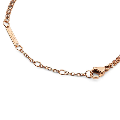 Byzylyk për femra Daniel Wellington Classic Tennis DW00401112, i artë rozë