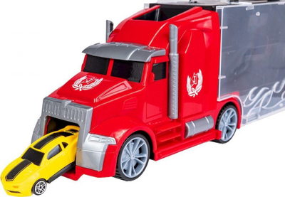 Set kamion lodër Smily Play Truck Suitcase, 5 makina, 1 helikopter, shumëngjyrësh