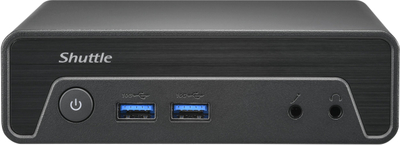 Мини ПК Shuttle XPC Nano NE1010XA, Intel N100, 8GB RAM 250GB SSD, без ОС