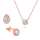 Set aksesorё Brilio Silver SET220R, vathё + qafore
