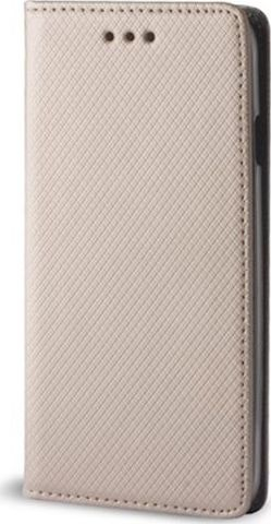 Këllëf telefoni Magnet Book Huawei P40 Lite 5G, eco lëkurë, me kapëse magnetike, ngjyrë gold