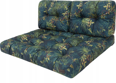 Dyshek për divan me paleta HOBBYGARDEN LEO, 120x80 cm, pëlhurë Oxford, gri