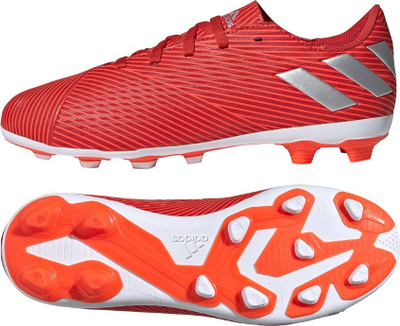 Atlete Adidas Nemeziz 19.4 FxG J F99948, të kuqe, nr.38