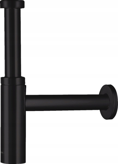 Sifon dekorativ lavamani Hansgrohe Flowstar S, metal, i zi mat