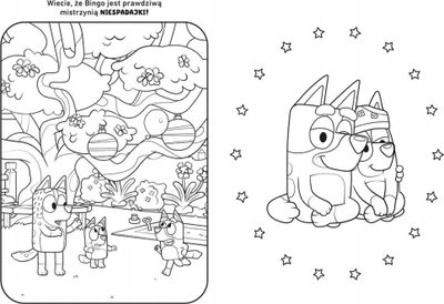 Libër me ngjyrosje Ale Zabawa Bluey Happy Coloring Book, 64 faqe, për kalamaj