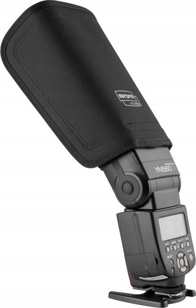 Reflektor për blic Aurora Portaflex SBF-B, 19 x 25 cm, i zi me argjend