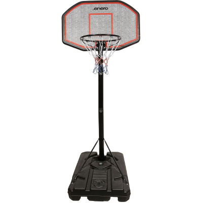 Kosh basketbolli Enero Basketball Construction Set, i rregullushëm 2.0-3.04 m, portativ, i kuq