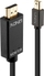 Kabllo video Lindy 33365, Mini DisplayPort në HDMI, 2m, e zezë