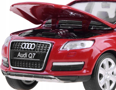Maket metalik MSZ Audi Q7, 1:32, pull-back, i kuq
