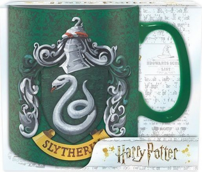 Filxhan ABYstyle Slytherin, 460 ml, i gjelbër me dizajn