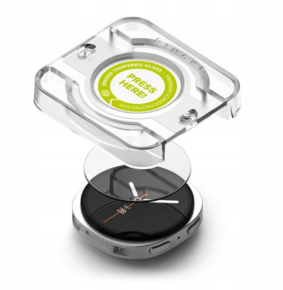 Xham mbrojtës Ringke Tempered Glass Pro për Samsung Galaxy Watch 8 40mm, set me 2 copa, transparent