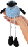 Figurinë zbukurimi Saska Gift and Decor, qengj i ulur, set 10cm dhe 25cm, pranverë Pashkë, e zezë blu