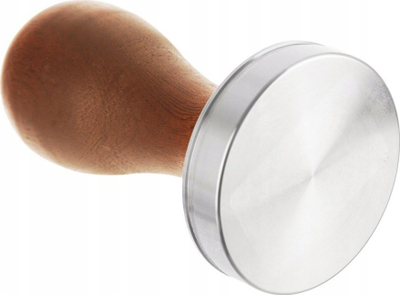 Shtypës kafeje Orion, 5 cm, çelik inox dhe dru, kafe