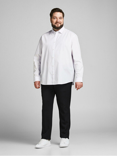 Këmisha për meshkuj Jack&Jones Plus, 2 copë, të bardha/zeza