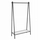 Stender për rroba Goodhome HSR23BK, metal, e zezë