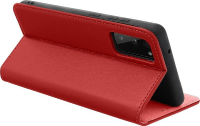 Kapak telefoni Forcell Smart Pro për Samsung Galaxy S23, lëkurë flip, me stand, burgundy