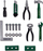 Set lodrash vegla pune TRIFOX Tools Set, 19 pjesë, plastike, shumëngjyrëshe