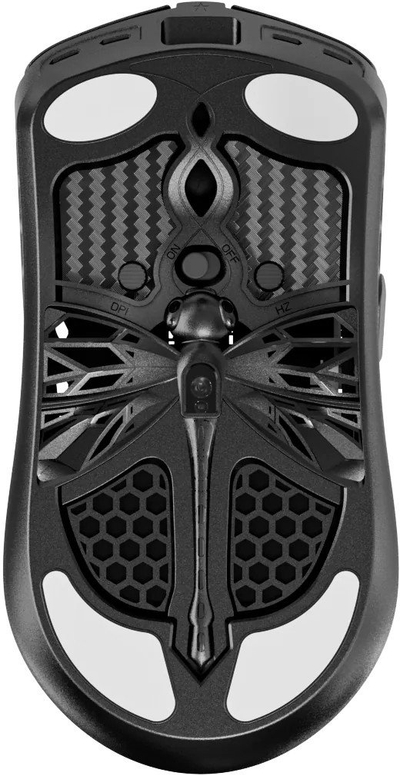 Maus gaming Vancer Akitsu Carbon Fiber, pa kabllo, 38 g, i zi