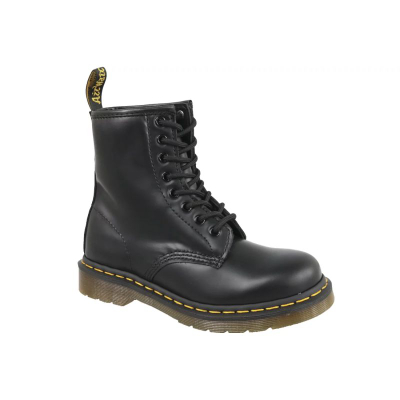 Çizme Dr Martens 1460 Smooth 11822006, lëkurë natyrale, taban gome, të zeza