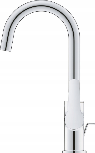 Bateri lavamani Grohe Start 2021 L 23554002, me një levë, me gryke të lartë që rrotullohet, krom