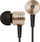 Kufje me kabllo Vega ECOBOX In Ear, alumini, 3.5 mm, ngjyrë ari