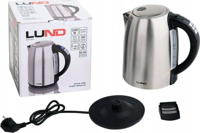 Shtekator elektrik Tefal Bronx, 1.7L, çelik inox, ngjyrë argjendi