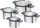 Set tenxhere Zwilling Simplify, set 4 copë, çelik inox, argjendtë