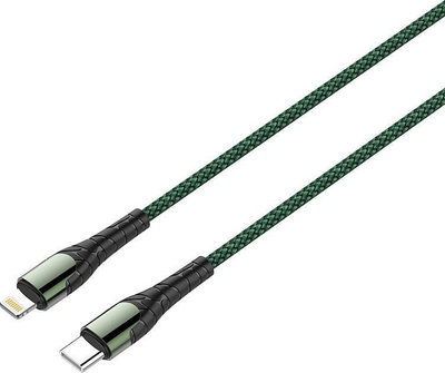 Kabëll USB C në Lightning LDNIO LC112, 2m, PD 18W, jeshil