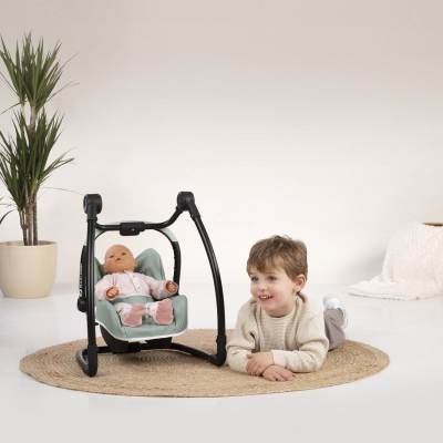 Karrige lodër për kukulla Smoby Maxi Cosi, 3 në 1, për kukulla 42 cm, sage