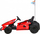 Go kart elektrik për kalamaj Speed 7 Drift King, 24V, 60 kg, i kuq