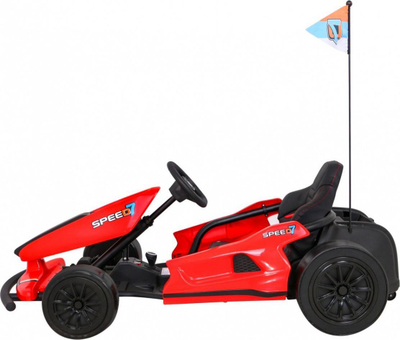 Go kart elektrik për kalamaj Speed 7 Drift King, 24V, 60 kg, i kuq