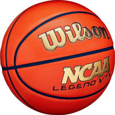 Top basketbolli Wilson NCAA Legend VTX WZ2007401XB, lëkurë sintetike kompozite, për mrena (indoor), portokalli