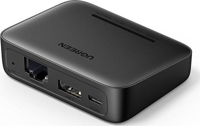 Adapter rrjeti për printer Ugreen CM428, USB A, RJ45, i zi