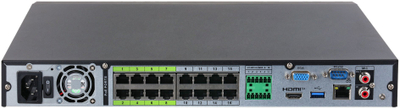 Video regjistrues rrjeti Dahua DHI-NVR5864-16P-EI2 Wizsense, 64 kanale IP, PoE i integrum, për përdorim profesional